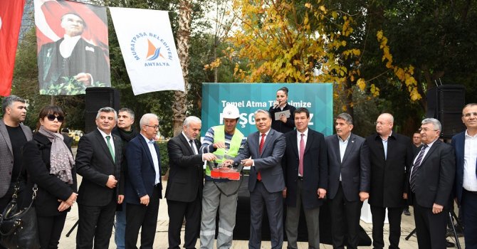 Muratpaşa Cami müştemilatının temeli atıldı