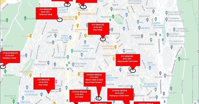 Beyoğlu’nda otomobil hırsızları kamerada: 150 saatlik görüntüyü inceleyip yakaladılar