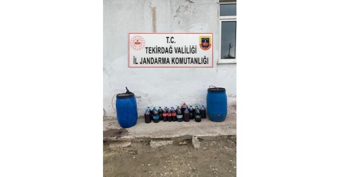 Tekirdağ’da sahte içkiye geçit yok: Yüzlerce litre ele geçirildi