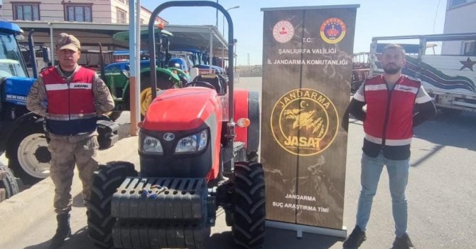 Isparta’da çalınan traktör 3 ayrı ilde satıldı, Şanlıurfa’da bulundu