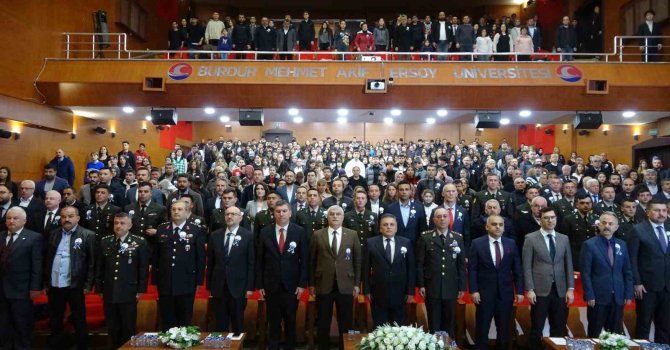 İstiklal Marşı’nın Kabulü’nün 102. yılı Burdur’da kutlandı