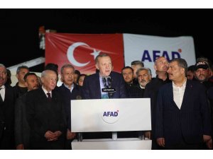 Cumhurbaşkanı Erdoğan: "Katar, 1 ay içinde konteyner sayısını 10 bine tamamlayacak"