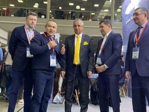 Başkan Topaloğlu Rusya’da gazetecilerle bir araya geldi