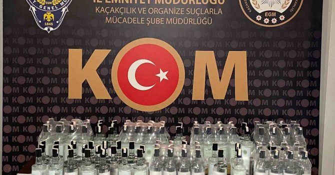 Antalya’da sahte içki operasyonunda 5 şahsa işlem yapıldı