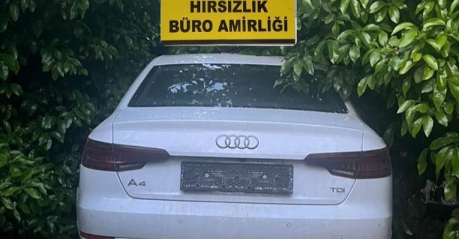 Çalıntı otomobil portakal bahçesinde bulundu: 1 şüpheli tutuklandı