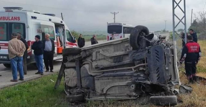 Burdur’da otomobil takla attı, sürücü hayatını kaybetti
