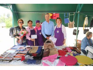 Mezitli’de bir kadın üretici pazarı daha açıldı