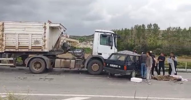 Isparta’da tır ile otomobil çarpıştı: 1 ölü
