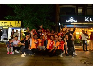 Kahramanmaraş’ta Galatasaray taraftarları şampiyonluğu coşkuyla kutladı
