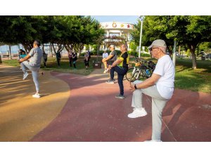 Mersinliler güne sporla başlıyor