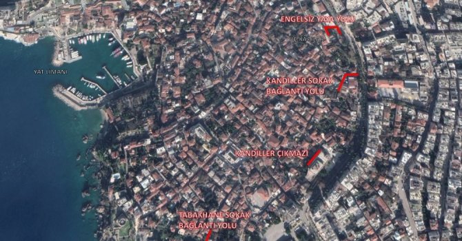 Kaleiçi’ne ziyaret kolaylaşacak