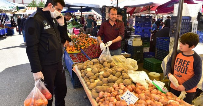 Kepez Zabıtası’ndan vefa hizmeti
