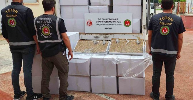 Adana’da 1 milyon 125 bin kaçak makaron ele geçirildi