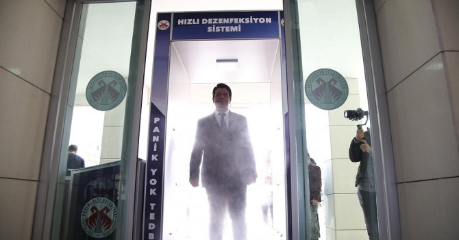 Döşemealtı Belediyesi Hızlı Dezenfeksiyon Sistemi kurdu