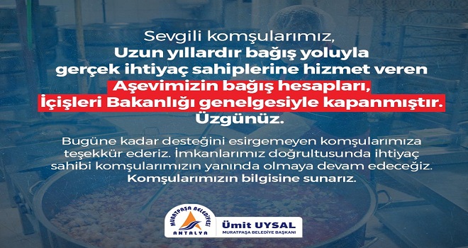 Desteğimiz sürecek