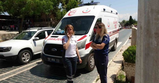 Side Antik Kenti’nde eylem yaptılar, ambulansa bile yol vermediler