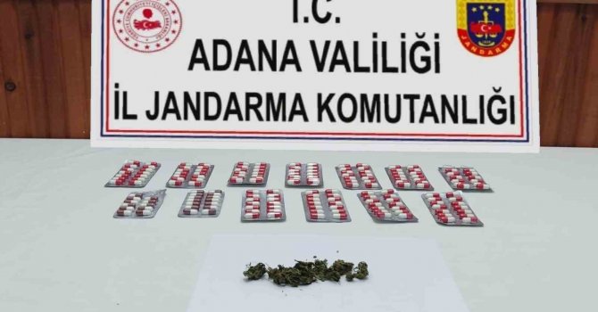 Adana’da 177 adet uyuşturucu hap ele geçirildi