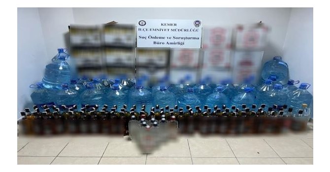 Antalya’da müşterilerine sahte/kaçak alkol veren otel sahibi yakalandı