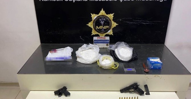 Mersin’de 2 kilo 251 gram metamfetamin ele geçirildi: 4 gözaltı