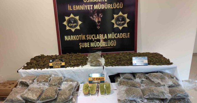 Osmaniye’de uyuşturucu operasyonları:26 gözaltı