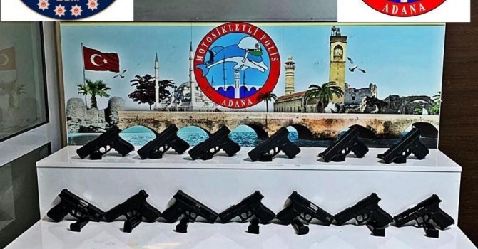 Adana polisi 1 ayda 483 silah ele geçirdi