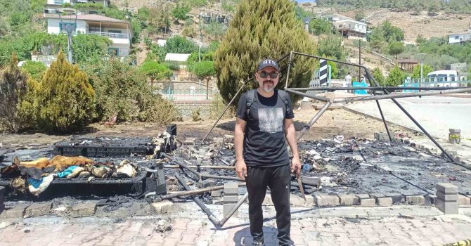 Kahramanmaraş’ta bir esnafın önce iş yeri yağmalandı, sonra çadırı yakıldı