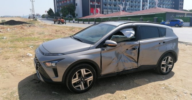 Çalıntı motosikletle kaza yapıp yaralandılar