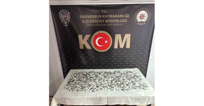 Hatay’da 2 bin adet Roma-Bizans Dönemine ait sikke ele geçirildi