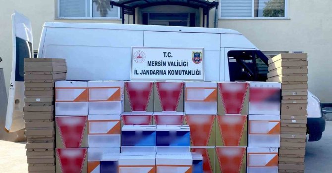 Mersin’de 1 milyon adet makaron ele geçirildi