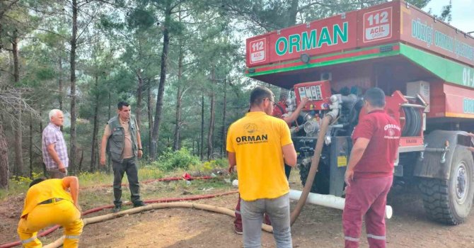 Osmaniye’de orman yangını, ekipler havadan ve karadan müdahale ediyor