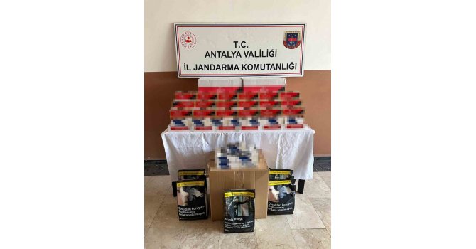 Antalya’da kaçak tütün baskını