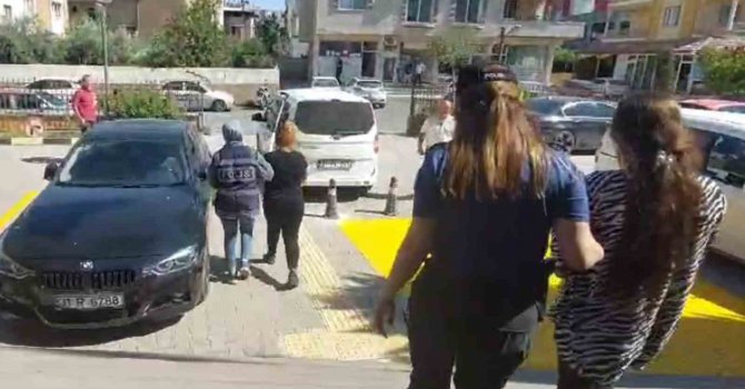 Hatay’da hırsızlık şüphelisi 2 kadın tutuklandı