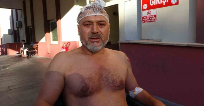 Sopalarla iş yerini basıp terziyi öldüresiye dövdüler