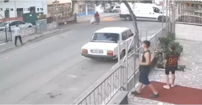 Evine dönerken kazada can vermişti, o anlar kameraya yansıdı