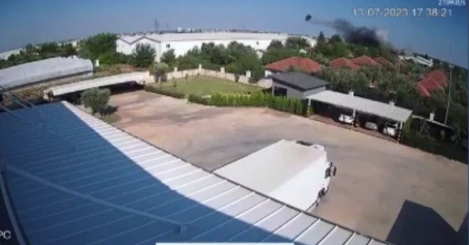 Faciadan dönülen patlamada kazanın 300 metre fırladığı o anlar kamerada