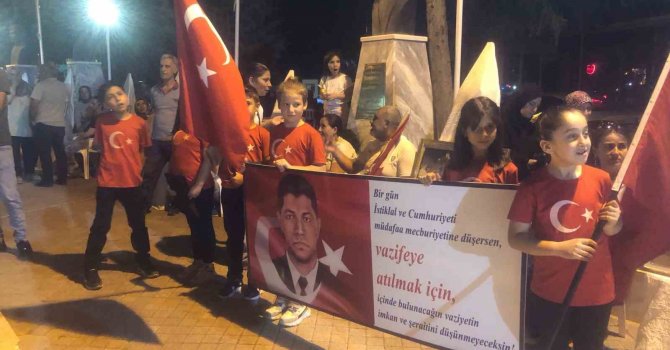 15 Temmuz Şehitleri için Kozan tek yürek oldu