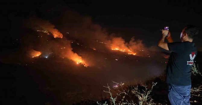 Hatay’da orman yangını büyüyor, 250 hektar zarar gördü