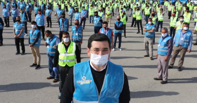 Kepez’de herkesin maskesi var