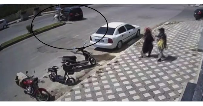 Sürücünün son anda fark etmesi faciayı önledi