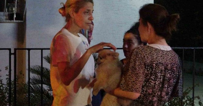 Adana’da korkutan yangın: Bir apartman sakini kucağında köpeğiyle dışarı çıktı