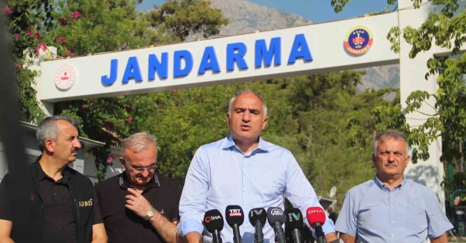 Bakan Ersoy’dan Kemer yangını açıklaması