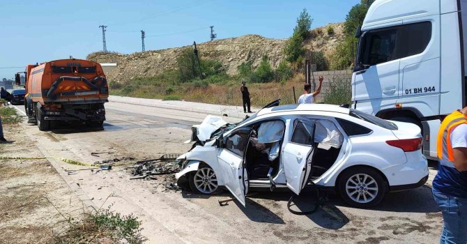 Adana’da trafik kazası: 1 ölü, 3 yaralı