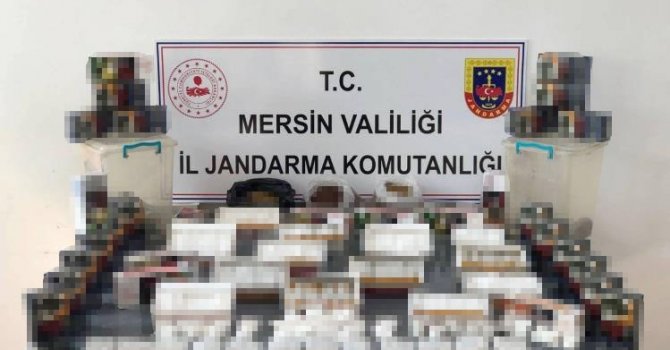 Mersin’de 11 bin kaçak makaron ele geçirildi