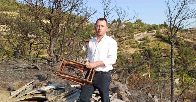 Orman yangını, 10 yıllık emeği yaktı binlerce arısı telef oldu