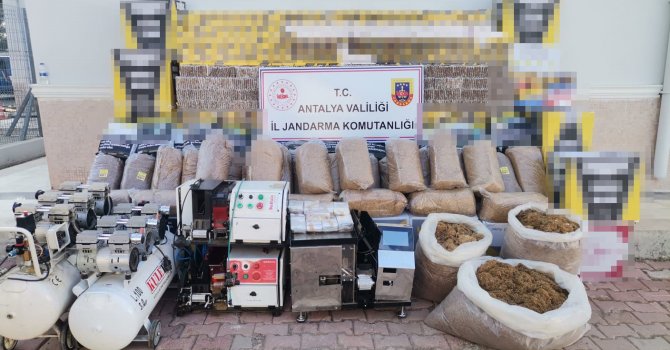 Antalya’da kaçak sigaraya geçit yok