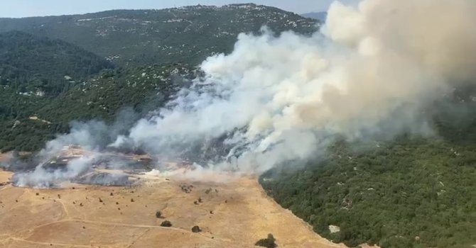 Antalya Kaş’ta orman yangını başladı