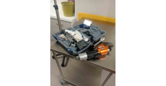 Parmağını blendera sıkıştırdı, itfaiye ekipleri kurtardı