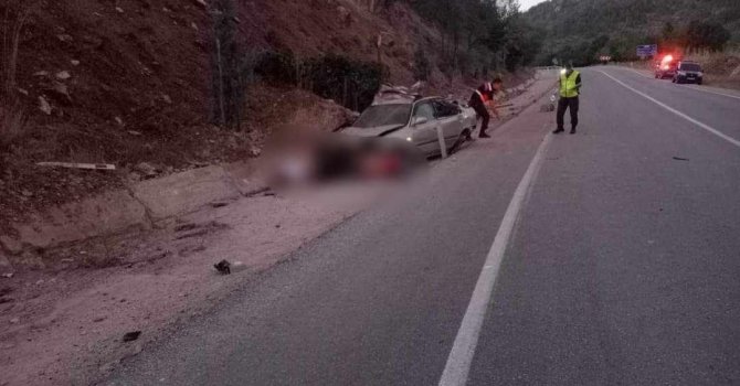 Burdur’da otomobil takla attı: 2 ölü, 3 yaralı