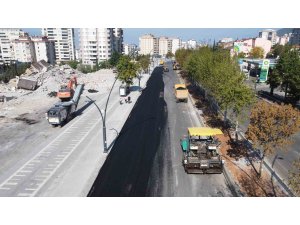 Kahramanmaraş’ta asfalt çalışmaları