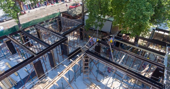 Muratpaşa Camii’nin müştemilat inşaatı sürüyor